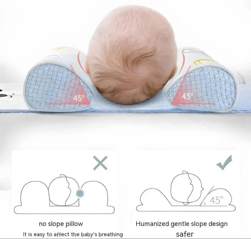 Baby Shaping Head Support Pillow – Newborn Anti-Flat Head Sleeping Cushion