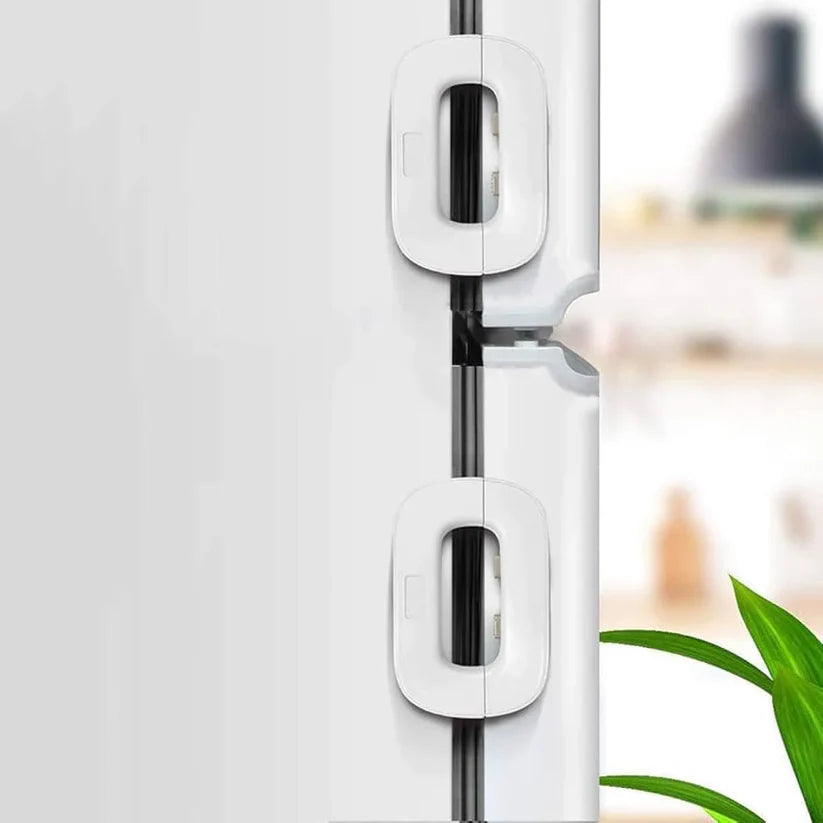 Child Safety Lock for Refrigerator & Cabinets – Baby Proof Adhesive Safety Latch
