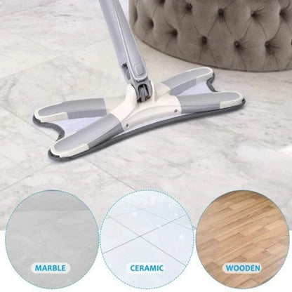 360° Rotating Self-Squeeze Flat Mop | Hands-Free Microfiber Floor Cleaning Mop for Home