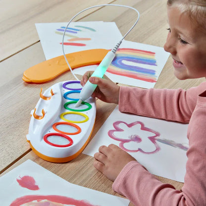 Magical Paint Brush Coloring Kit for Kids | Mess-Free Magic Drawing Set with Smart Color Recognition