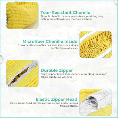 🧺 Shoe Washing Machine Bag – Reusable Sneaker Laundry Mesh Bag for Washer & Dryer