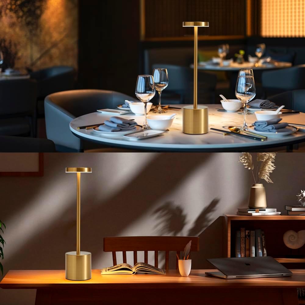 💡 Premium Rechargeable Cordless Table Lamp | Touch Control LED Lamp with 3 Light Modes