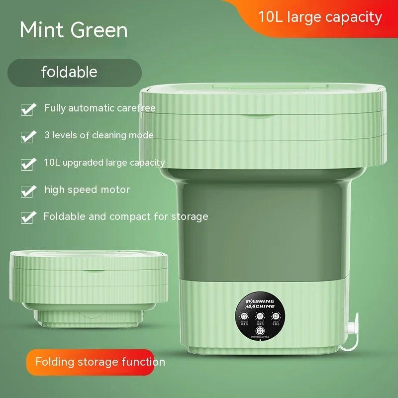Mini Portable Foldable Baby Washing Machine | Compact Travel Laundry Washer