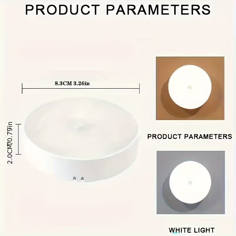 Wireless USB Rechargeable Motion Sensor Night Light | LED Cabinet, Wardrobe & Stair Light