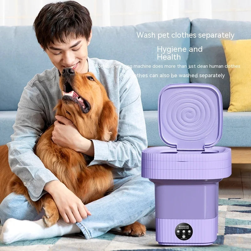 Mini Portable Foldable Baby Washing Machine | Compact Travel Laundry Washer