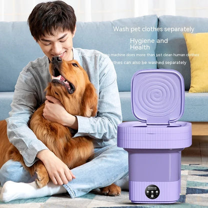 Mini Portable Foldable Baby Washing Machine | Compact Travel Laundry Washer