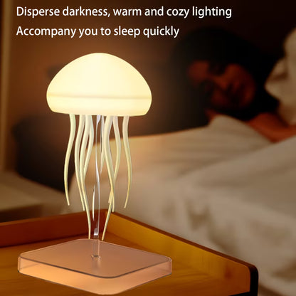 Floating Jellyfish LED Lamp | RGB Gradient Night Light with Moving Tentacles, Touch & Voice Control, USB Rechargeable