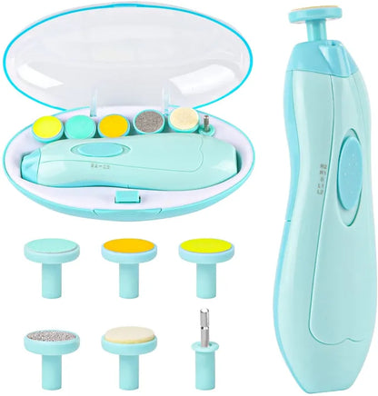 Electric Baby Nail Trimmer Kit – Safe, Gentle & Stress-Free Nail Care