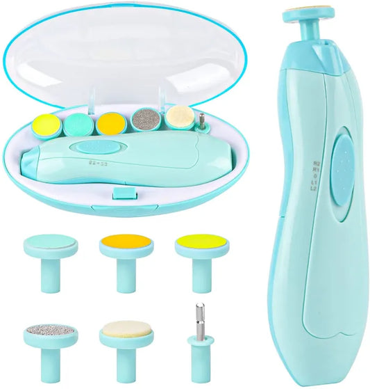 Electric Baby Nail Trimmer Kit – Safe, Gentle & Stress-Free Nail Care