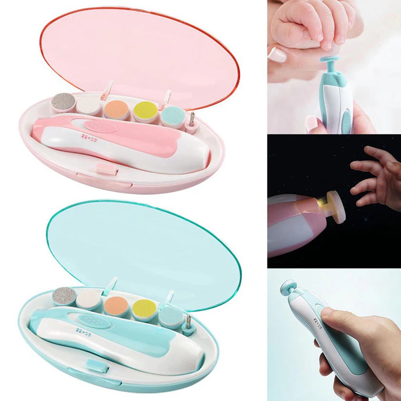 Electric Baby Nail Trimmer Kit – Safe, Gentle & Stress-Free Nail Care