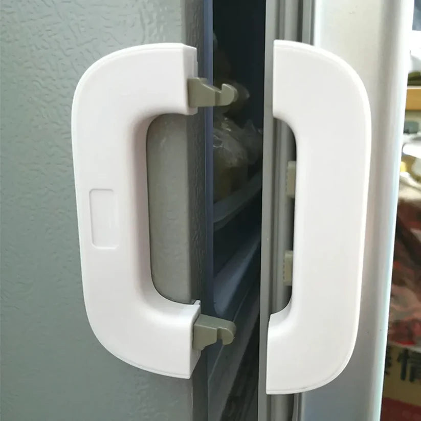 Child Safety Lock for Refrigerator & Cabinets – Baby Proof Adhesive Safety Latch