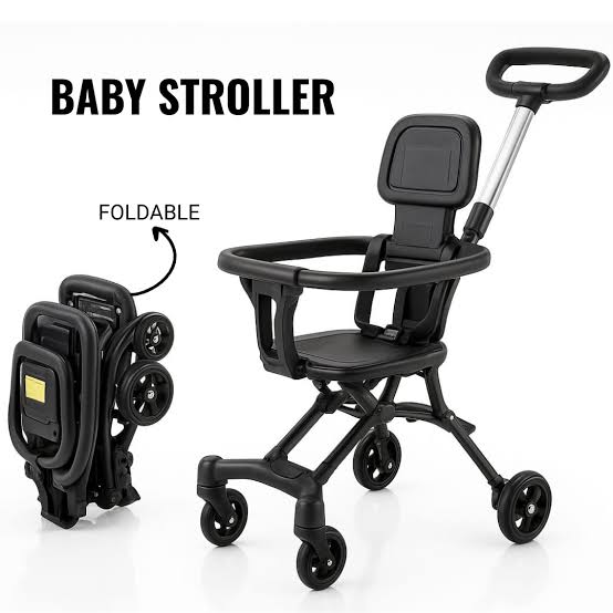 Foldable Baby Stroller – Lightweight Travel Pushchair for Infants & Toddlers