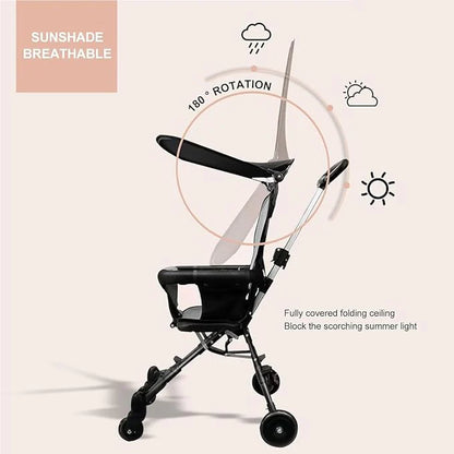 Foldable Baby Stroller – Lightweight Travel Pushchair for Infants & Toddlers