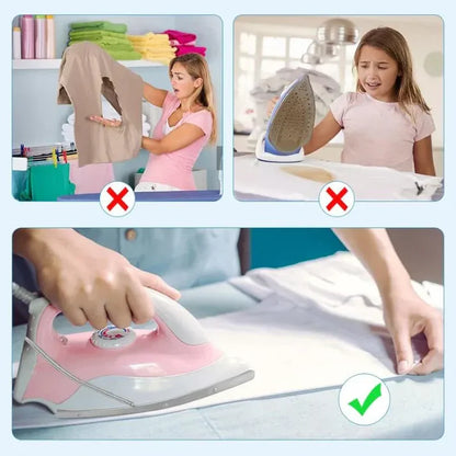 🧺 Reusable Ironing Protective Mesh Pad | Non-Stick Heat Resistant Iron Guard Cover