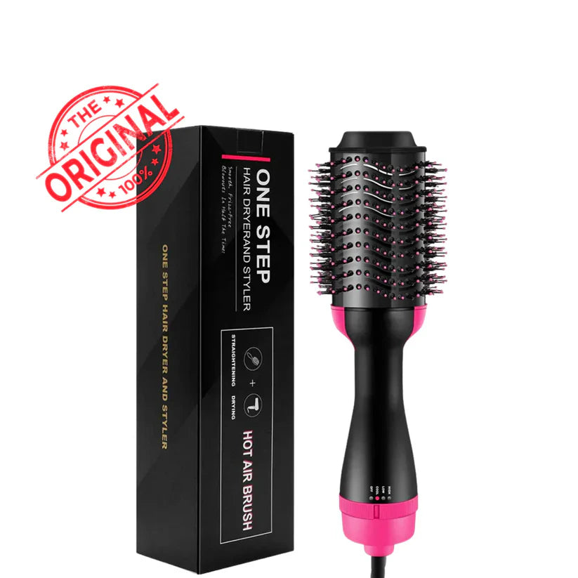 Hot Air Brush Dryer – 3-in-1 Hair Dryer & Styling Brush