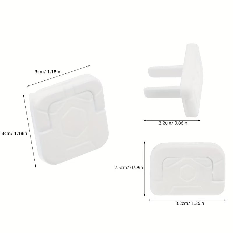 Universal Child Safety Electrical Outlet Plug Covers | 2-Prong & 3-Prong Baby Proof Socket Protectors