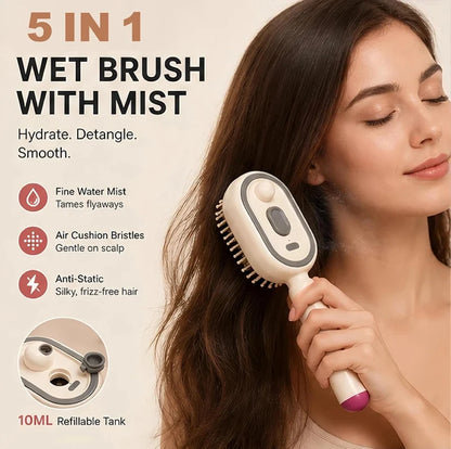 ZaalMart 3-in-1 Electric Spray Hair Comb