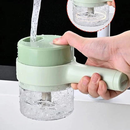 ZaalMart Rechargeable Electric Food Chopper – Mini Handheld Vegetable, Onion, Garlic & Meat Cutter