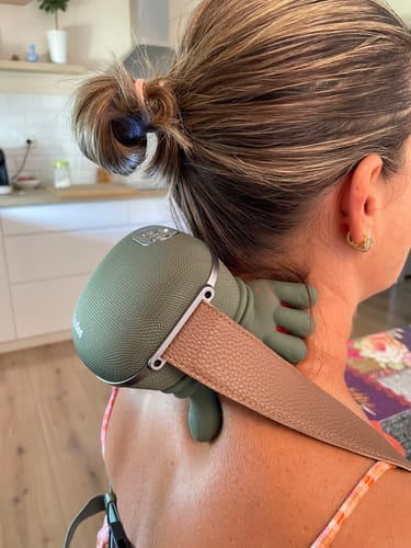 ZaalMart Rechargeable Deep Tissue Massager – Cordless Shiatsu Neck, Shoulder & Back Massager with Heat