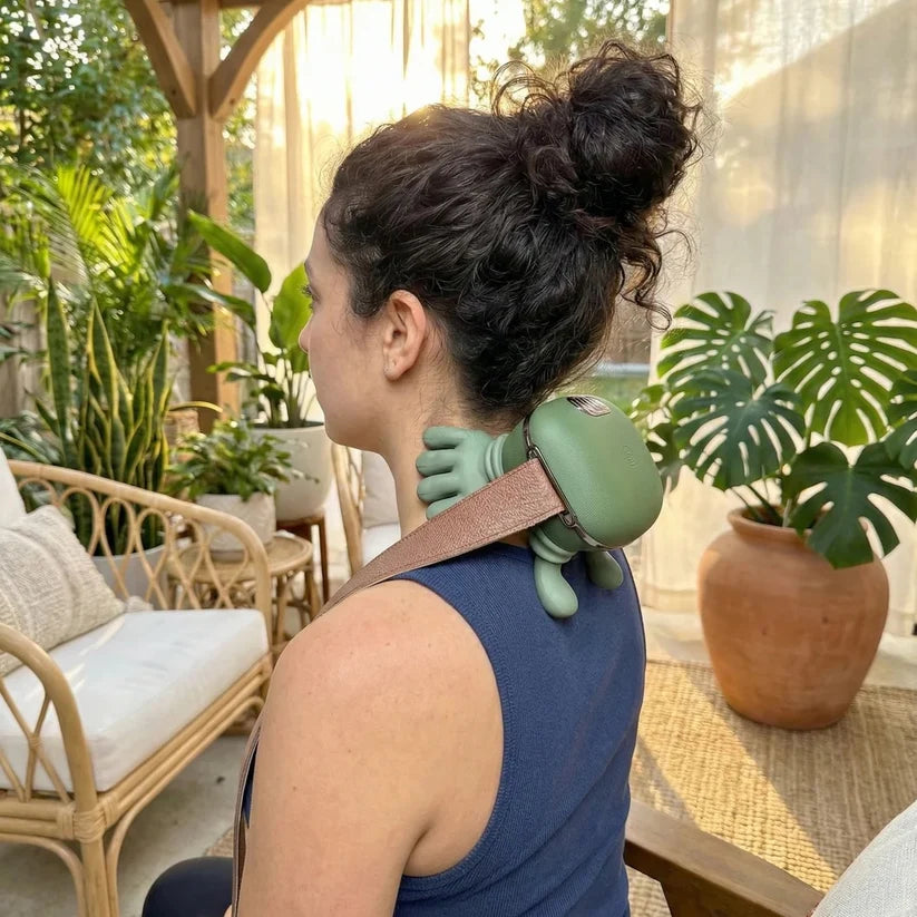 ZaalMart Rechargeable Deep Tissue Massager – Cordless Shiatsu Neck, Shoulder & Back Massager with Heat
