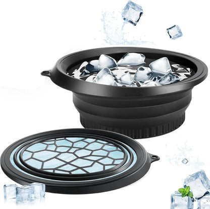 ZaalMart Silicone Ice Face Bowl – Foldable Facial Ice Bath Bowl for Cooling & Skincare
