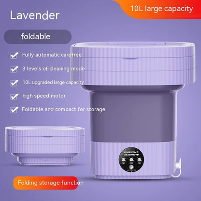 Mini Portable Foldable Baby Washing Machine | Compact Travel Laundry Washer