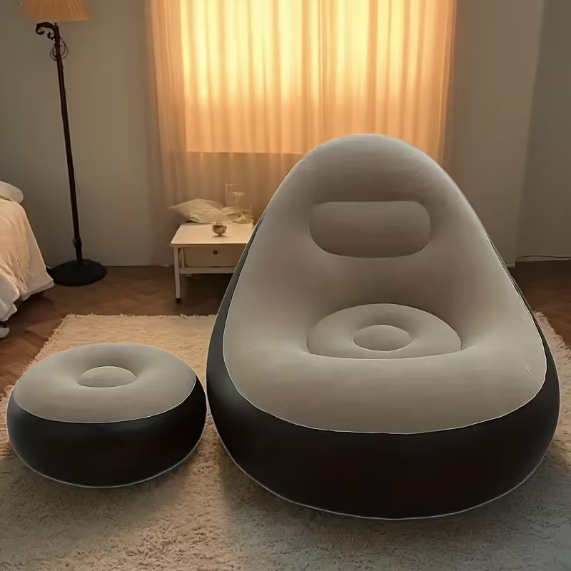 Inflatable Sofa Chair | Portable Air Lounge Couch for Home, Camping, Travel & Outdoor Use