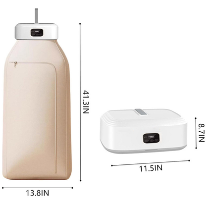 Portable Electric Clothes Dryer & Wardrobe – Foldable Hot Air Drying Cabinet | Fast Drying, Sterilization & Wrinkle-Free Clothes