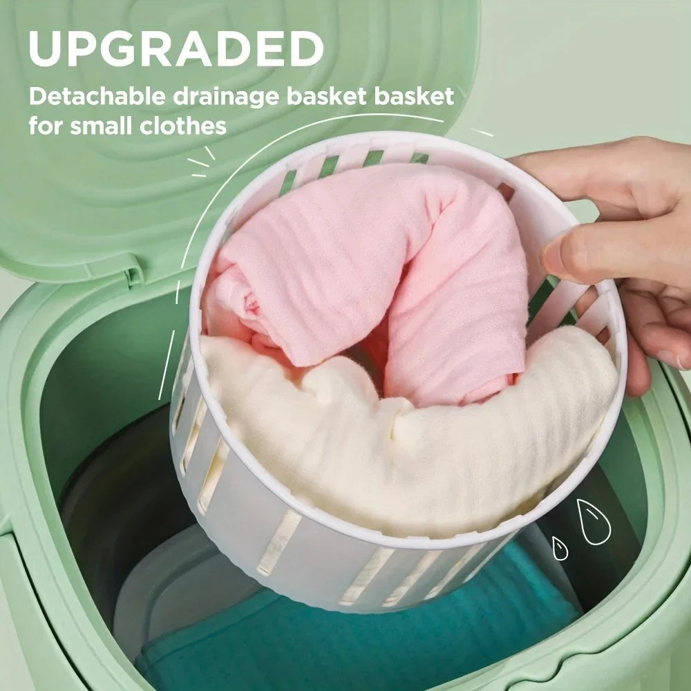 Mini Portable Foldable Baby Washing Machine | Compact Travel Laundry Washer