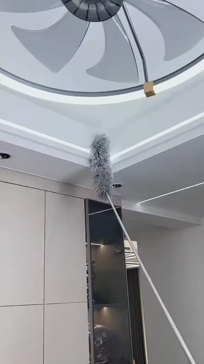 360° Extendable Ceiling Fan Duster | Microfiber Cleaning Brush with Long Handle for Fans, Walls & High Ceilings