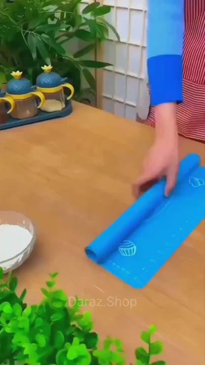 Premium Silicone Roti Making Mat | Non-Stick Anti-Slip Dough Rolling & Baking Mat for Roti, Chapati, Pizza & Pastry