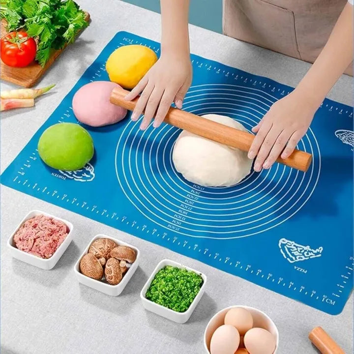 Premium Silicone Roti Making Mat | Non-Stick Anti-Slip Dough Rolling & Baking Mat for Roti, Chapati, Pizza & Pastry