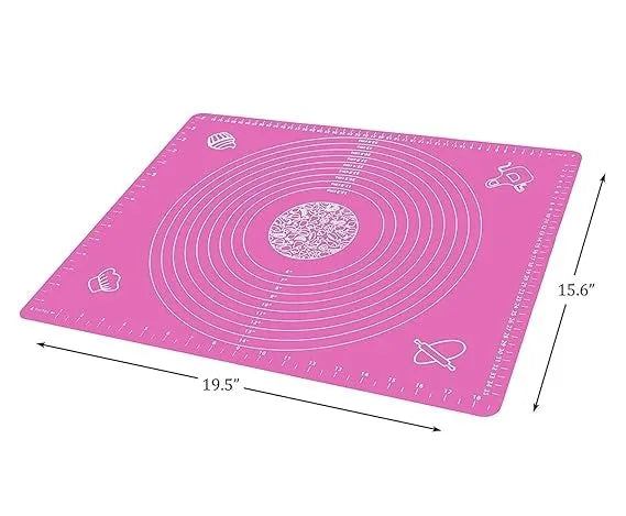 Premium Silicone Roti Making Mat | Non-Stick Anti-Slip Dough Rolling & Baking Mat for Roti, Chapati, Pizza & Pastry