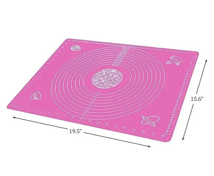 Premium Silicone Roti Making Mat | Non-Stick Anti-Slip Dough Rolling & Baking Mat for Roti, Chapati, Pizza & Pastry