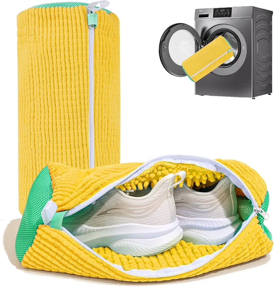 🧺 Shoe Washing Machine Bag – Reusable Sneaker Laundry Mesh Bag for Washer & Dryer