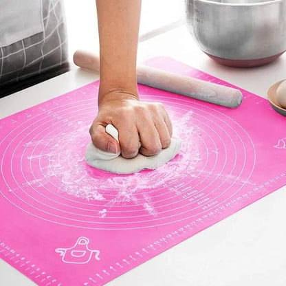 Premium Silicone Roti Making Mat | Non-Stick Anti-Slip Dough Rolling & Baking Mat for Roti, Chapati, Pizza & Pastry