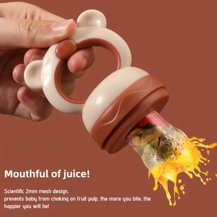 Baby Fruit Feeder Pacifier – Safe, Fun & Mess-Free Feeding